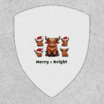 Fluffy Baby Highland Cow Drink Coffee Oversized T- Patch<br><div class="desc">Fluffy Baby Highland Cow Drink Coffee Oversized T-Shirt</div>