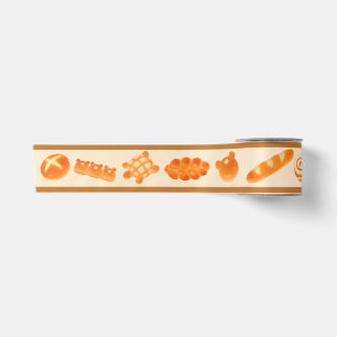 Fluffy Bakery Bread Variety Japanese Style Snack Satin Ribbon