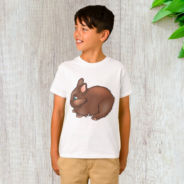 Fluffy Brown Bunny Rabbit Adorable Animal T-Shirt (Creator Uploaded)