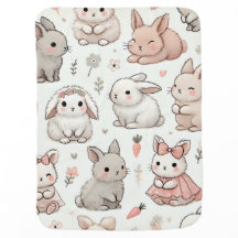 Fluffy Bunny: Cozy & Cuddly Baby Blanket