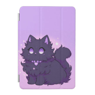 Fluffy cat iPad cover