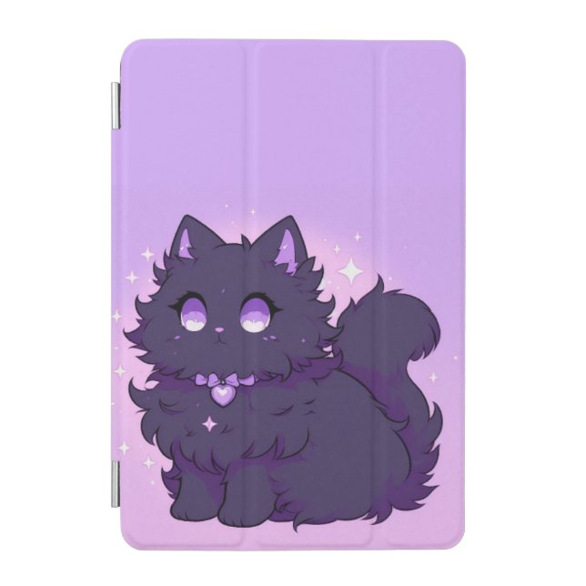 Fluffy cat iPad cover (Front)