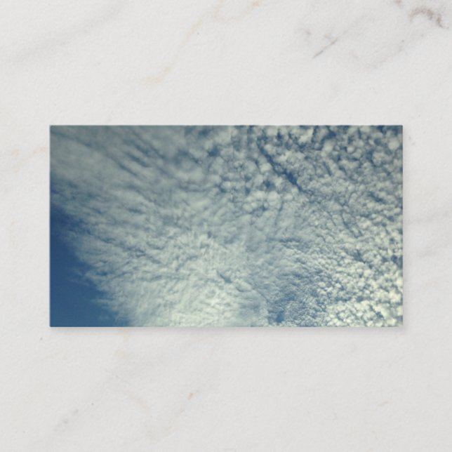 Fluffy Clouds Business Card (Front)