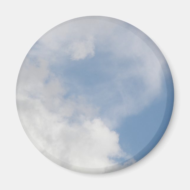 Fluffy Clouds Magnet (Front)