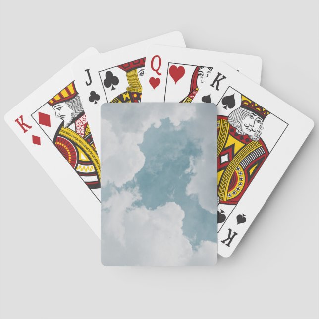fluffy clouds poker cards (Back)