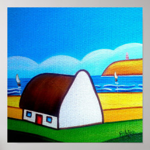 Fluffy Clouds Poster