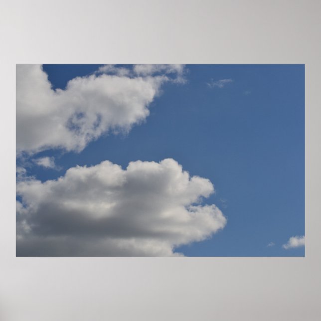Fluffy Clouds Poster (Front)