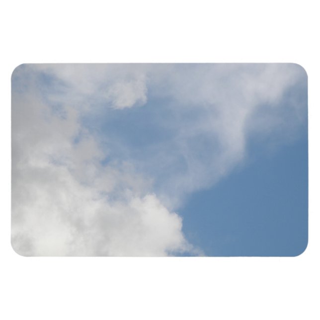 Fluffy Clouds Premium Magnet (Horizontal)