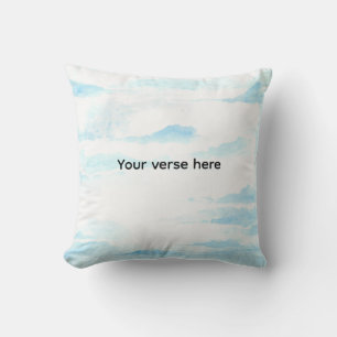 Fluffy Clouds Throw Pillow