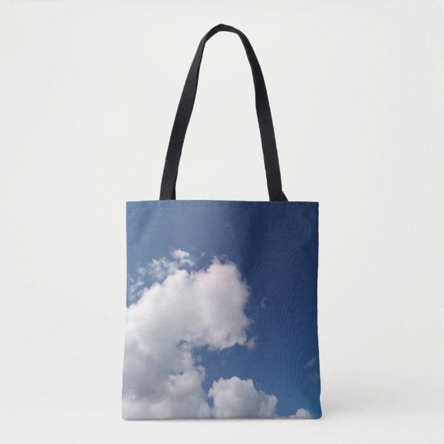 Fluffy corner of clouds tote bag (Front)