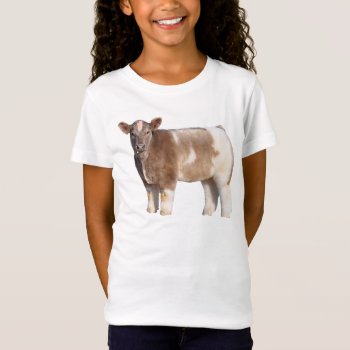 Fluffy Cow T-shirt by LaughingShirts at Zazzle