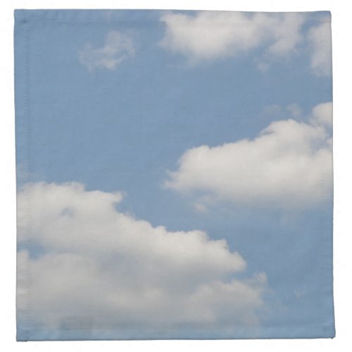 Fluffy Cumulus Clouds Napkin