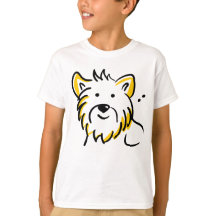 Fluffy Dog Face T-Shirt | Cute Pet Lover Gift