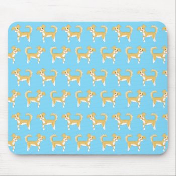 Fluffy Dog Mousepad by Cudia_Designs at Zazzle