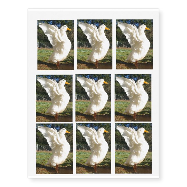 Fluffy Duck Tattoos (Front)