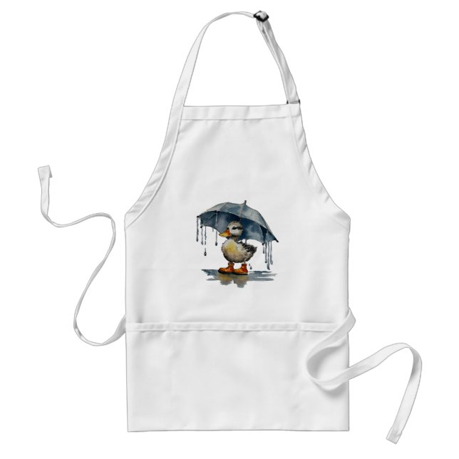Fluffy Duckling Adult Apron (Front)
