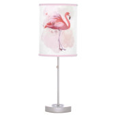 Fluffy Flamingo Table Lamp (Front)