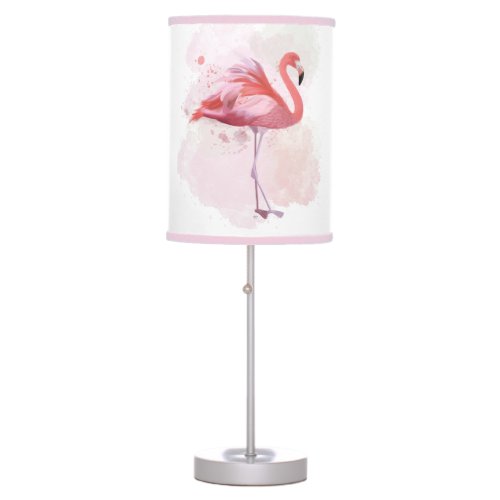 Fluffy Flamingo Table Lamp