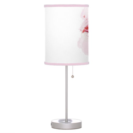Fluffy Flamingo Table Lamp (Left)