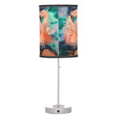 Fluffy Flamingo Table Lamp (Back)