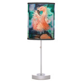 Fluffy Flamingo Table Lamp (Front)