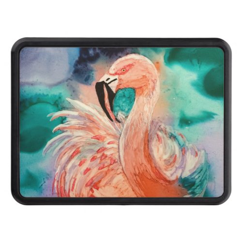 Fluffy Flamingo Tow Hitch Cover