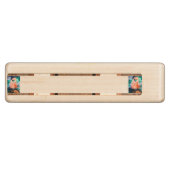 Fluffy Flamingo Wood Cribbage Board (Side)