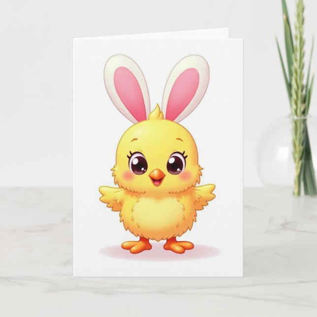 Fluffy Fledgling Joy Card (Front)