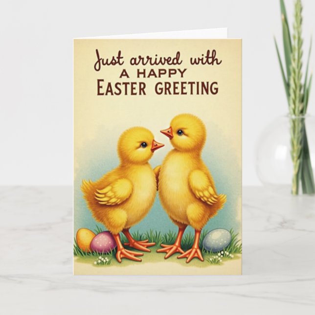 Fluffy Friends Easter Card (Front)