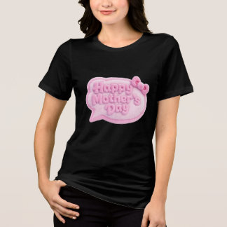 Fluffy Gradient Mother’s Day Tri-Blend Shirt