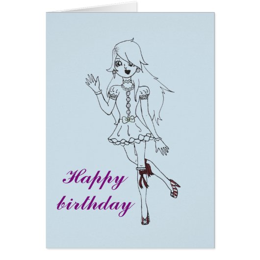 Fluffy greeting cards. cards (Front)