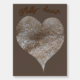 Fluffy heart Foam Boards