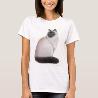 Fluffy Himalayan Cat Baby Doll Shirt