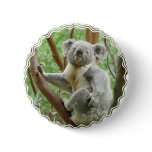 Fluffy Koala  Button