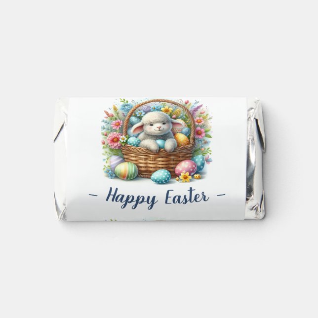 Fluffy Lamb and Easter Eggs Hershey's Miniatures (Front)