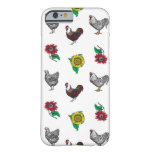 Fluffy Layers Hens And Sunflowers Phone Case at Zazzle