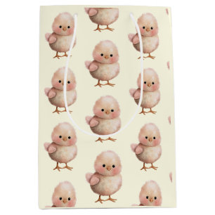 Fluffy Little Chick Cute Spring & Easter Animal Medium Gift Bag