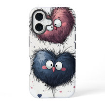 Fluffy Love Duo - Cute Anime Phone Case