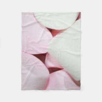 fluffy marshmallows fleece blanket