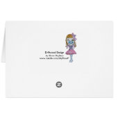 fluffy milkweed seedling cards (Back Horizontal)