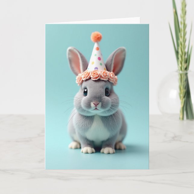 Fluffy Party Animal Card (Front)