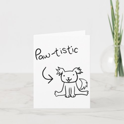 Fluffy Paw_tistic Pupper  Card