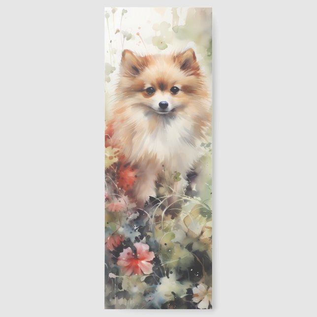 Fluffy Pomeranian | Bookmarks (Front)