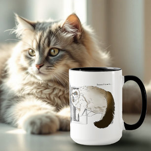 Fluffy Ragdoll Cat Lavender Laptop Funny Mug