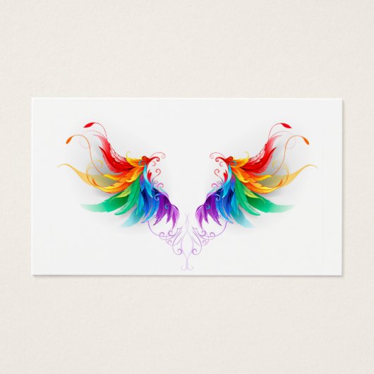 Fluffy Rainbow Wings (Front)