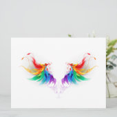 Fluffy Rainbow Wings (Standing Front)