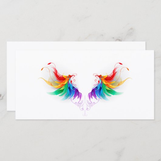 Fluffy Rainbow Wings (Front/Back)