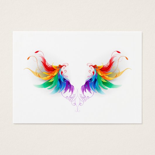 Fluffy Rainbow Wings (Front)