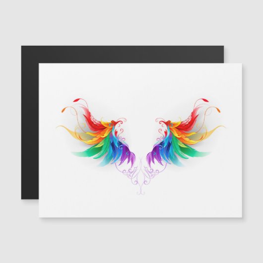 Fluffy Rainbow Wings (Front/Back)