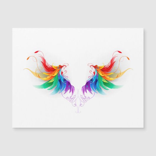 Fluffy Rainbow Wings (Front)